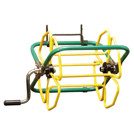Carrete de manguera de ta-mec pared - mt.50 + accesorios - producto italiano
