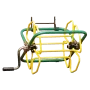 Carrete de manguera de ta-mec pared - mt.50 + accesorios - producto italiano