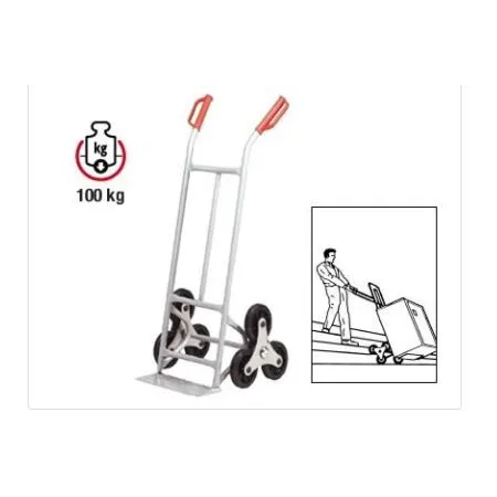 Carrello per scale - c50 - a 3 ruote
