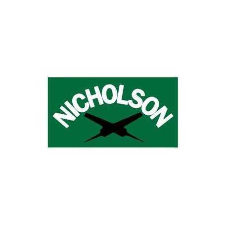 Lima nicholson plana - 6" bastarda -