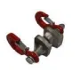 GANCHO DOBLE PARA VF80 TORNILLO / VF105 HIERRO ROJO