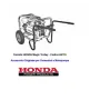 Carro para generadores Honda ECT, EG y WT.