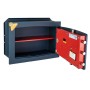 Caja fuerte de pared digital dorada 340x460x240