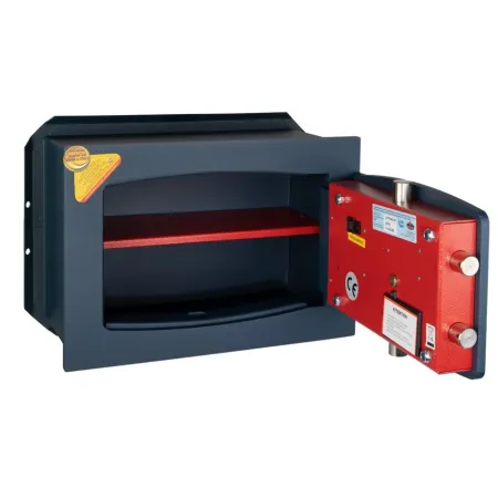 Caja fuerte de pared digital dorada 270x390x240