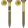 Tornillo de madera torx z.gialla - 4 x 45 -