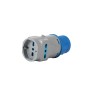 Adaptador industrial - vb-73100 - enchufe cee 2p+t 16a 220v