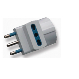Adaptador triple/schuko - vb73048 - 16a-blanco