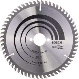 Cuchilla circular Bosch op - 190x30-60 - madera