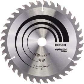 Hoja circular Bosch op - 190x30-24 - madera