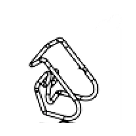 Muelle guía de cuerda Docma - 119995 - para cabrestante red iron/nippon