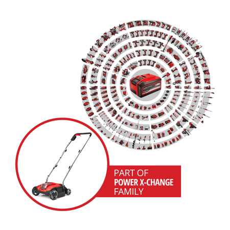 Escarificador Einhell - gc-sc 18/28 li - a batería