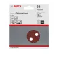 Hojas abrasivas d.115 v bosch - 2608605104 - rojo-gr.60-pcs.5