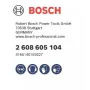 Hojas abrasivas d.115 v bosch - 2608605104 - rojo-gr.60-pcs.5