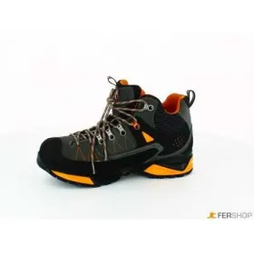 Bota antracita/naranja - talla 40 - mountain tech w3 wp s3