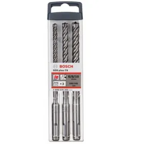 Set punte sds-plus 7x bosch - d.6/8/10 mm. - pz.3