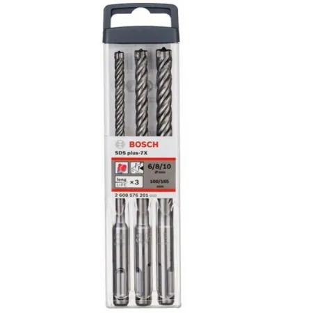 Set punte sds-plus 7x bosch - d.6/8/10 mm. - pz.3