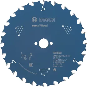 Lama circolare widia bosch - 184x20-d.24 - experta en madera