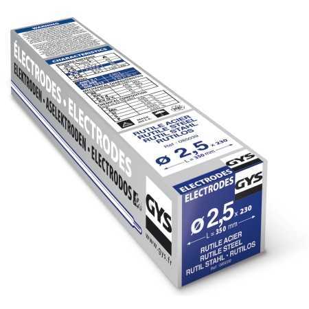 Electrodos de rutilo Gys - d.2.5 - pz.230 - e6013