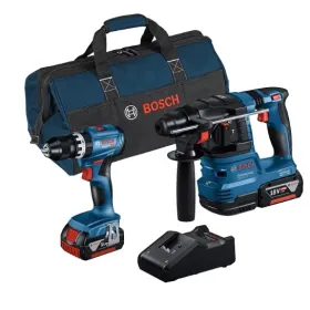Kit Bosch GSB18V-45+GBH18V-22 - con bolsa - cargador + 2 baterías de 4 Ah