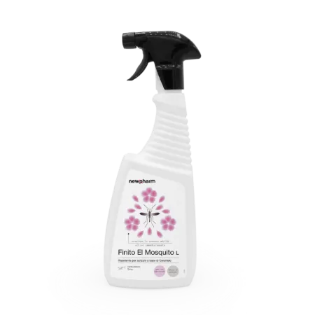 Repelente de mosquitos para ambientes - newpharm - 750 ml geranio
