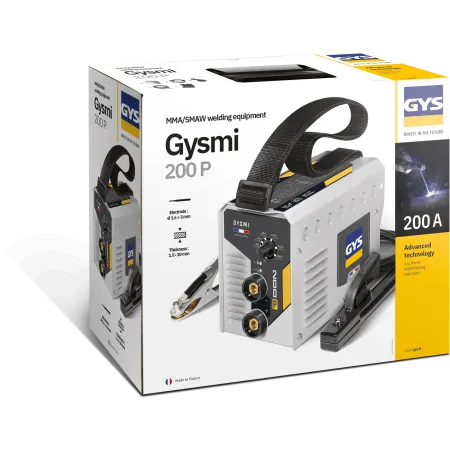 Soldadora de electrodos Gys - Gysmi 200 P - con kit MMA y maletín