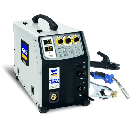 Saldatrice a filo gys - multiweld 180m-c - c/kit mma e mig