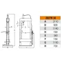 PRESSE IDRAULICHE PISTONE MOBILE 30T N - Beta 3027N 30 BETA 3027N 30