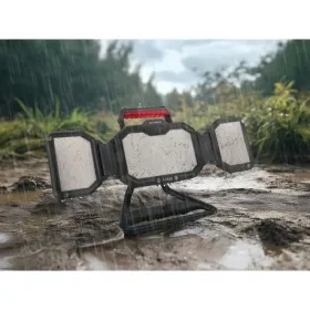 Proyector LED Strike - 30W de tres caras - batería recargable