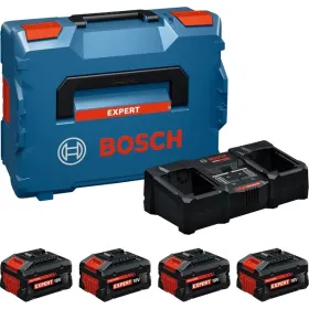 Kit de inicio 4 baterías Bosch Expert - 4 baterías mixtas (2+2) - 2x5,5 + 2x8 Ah + cargador doble