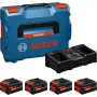 Kit de inicio 4 baterías Bosch Expert - 4 baterías mixtas (2+2) - 2x5,5 + 2x8 Ah + cargador doble
