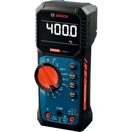 Comprobador eléctrico Bosch Expert - EXDM600-17 - con accesorios y bolsa