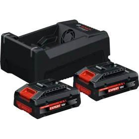 Kit de inicio Bosch Expert de 4 Ah (2 baterías de 4 Ah) con cargador