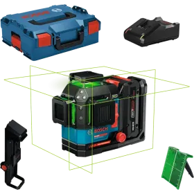 Nivel láser Bosch expert 2 - exll18v-120-33cg - con accesorios y batería+cargador.