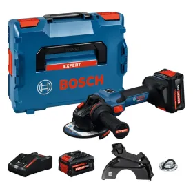 Amoladora angular Bosch Expert 125 EXWS 18V-15S con 2 baterías y cargador