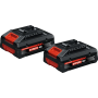 Juego de 2 baterías Bosch Expert Exba 18 V-40 n.° 2 (2 baterías de 4 Ah)