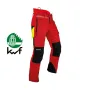 Pantalones anticortes Pfanner - talla M gladiador - rojo abanico