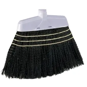 Escoba de almacén de gran tamaño - negra con costuras - sin mango