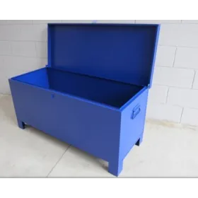 Caja de chapa metálica para obra con patas - t 1255 - 1200x500x500