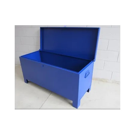 Caja de chapa metálica para obra con patas - t 1255 - 1200x500x500
