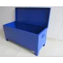 Caja de chapa metálica para obra con patas - t 1255 - 1200x500x500