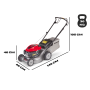 Cortacésped autopropulsado Honda HRG 416 SK de 41 cm