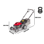 Honda HRG 466 SK EP Premium | Cortacésped autopropulsado de 46 cm - Motor GCVx
