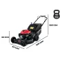 Cortacésped autopropulsado Honda HRN 536 VK de 53 cm | Potente y versátil