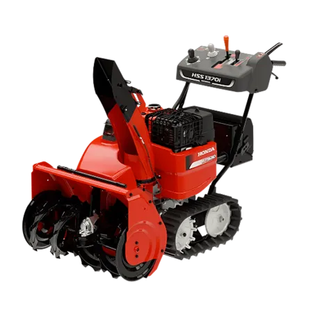 Soplador de nieve sobre orugas con arranque eléctrico híbrido Honda HSS1370i ETD