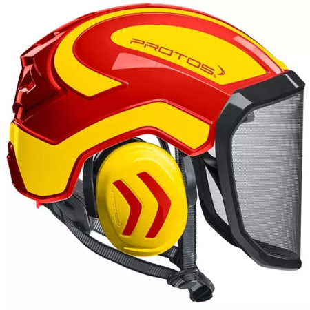 Casco Pfanner Protos - Arborista - Rojo/Amarillo