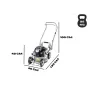 Cortacésped compacto GRIN HM37 de empuje | Sin recogida