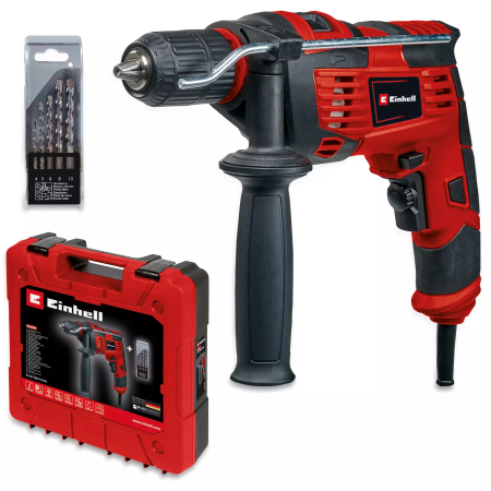 Trapano classico einhell 220v - tc-id 720/1e kit - con valigetta