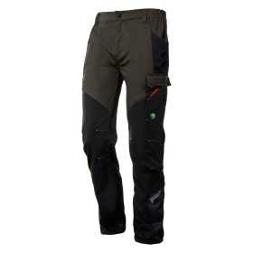 Bonitos pantalones elásticos - talla L - verde/negro