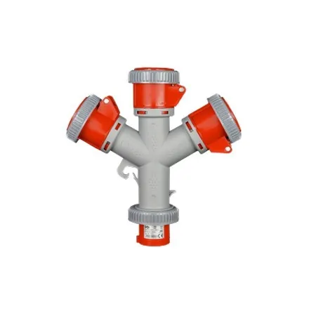 Moltiplicatore cee industriale - vb-1455 - 3p+t 16a 400v ip67