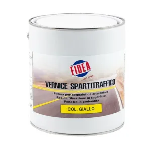 Pintura de señalización vial Fidea - 15 litros, color amarillo -